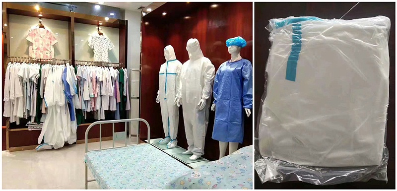 熊猫体育医纺防护服