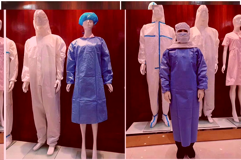 熊猫体育医纺防护服