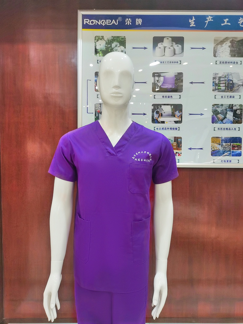 熊猫体育纺织洗手衣面料